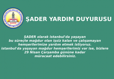 ŞADER’den Şilelilere Maddi Destek